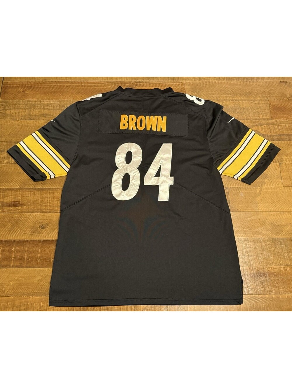 Nike Pittsburgh Steelers Antonio Brown 84 Jersey Black Men's Size L NFL Football